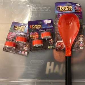 Halloween Carving Kit with Orange Tools